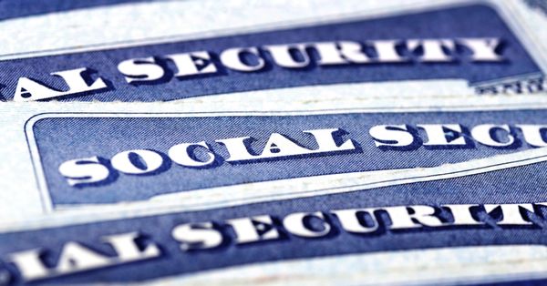 Close up of Social Security cards